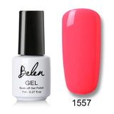 Belen 7ml Nail Polish Gorgeous Color Nail Gel Polish Vernis Semi Permanent Gel Lacquer Soak Off Nail Varnishes Gelpolish