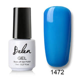 Belen 7ml Nail Polish Gorgeous Color Nail Gel Polish Vernis Semi Permanent Gel Lacquer Soak Off Nail Varnishes Gelpolish