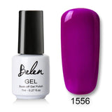 Belen 7ml Nail Polish Gorgeous Color Nail Gel Polish Vernis Semi Permanent Gel Lacquer Soak Off Nail Varnishes Gelpolish