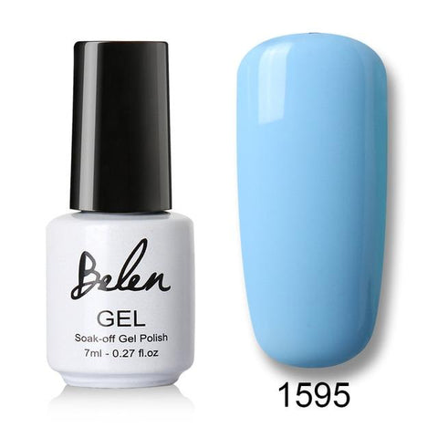 Belen 7ml Nail Polish Gorgeous Color Nail Gel Polish Vernis Semi Permanent Gel Lacquer Soak Off Nail Varnishes Gelpolish