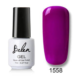 Belen 7ml Nail Polish Gorgeous Color Nail Gel Polish Vernis Semi Permanent Gel Lacquer Soak Off Nail Varnishes Gelpolish