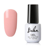 Belen 7ml White Bottle Nude And Wine Red Series Color Nail Polish Sale Semi Permanent Lacquer Enamel DIY Nail Varnish Manicure