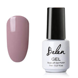 Belen 7ml White Bottle Nude And Wine Red Series Color Nail Polish Sale Semi Permanent Lacquer Enamel DIY Nail Varnish Manicure