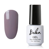 Belen 7ml White Bottle Nude And Wine Red Series Color Nail Polish Sale Semi Permanent Lacquer Enamel DIY Nail Varnish Manicure
