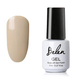 Belen 7ml White Bottle Nude And Wine Red Series Color Nail Polish Sale Semi Permanent Lacquer Enamel DIY Nail Varnish Manicure