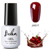 Belen 7ml White Bottle Nude And Wine Red Series Color Nail Polish Sale Semi Permanent Lacquer Enamel DIY Nail Varnish Manicure
