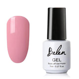 Belen 7ml White Bottle Nude And Wine Red Series Color Nail Polish Sale Semi Permanent Lacquer Enamel DIY Nail Varnish Manicure