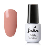 Belen 7ml White Bottle Nude And Wine Red Series Color Nail Polish Sale Semi Permanent Lacquer Enamel DIY Nail Varnish Manicure