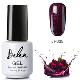 Belen 7ml White Bottle Nude And Wine Red Series Color Nail Polish Sale Semi Permanent Lacquer Enamel DIY Nail Varnish Manicure