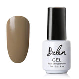 Belen 7ml White Bottle Nude And Wine Red Series Color Nail Polish Sale Semi Permanent Lacquer Enamel DIY Nail Varnish Manicure