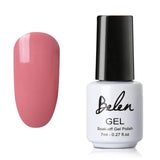 Belen 7ml White Bottle Nude And Wine Red Series Color Nail Polish Sale Semi Permanent Lacquer Enamel DIY Nail Varnish Manicure