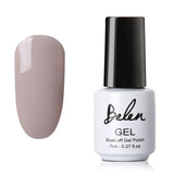 Belen 7ml White Bottle Nude And Wine Red Series Color Nail Polish Sale Semi Permanent Lacquer Enamel DIY Nail Varnish Manicure