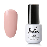 Belen 7ml White Bottle Nude And Wine Red Series Color Nail Polish Sale Semi Permanent Lacquer Enamel DIY Nail Varnish Manicure