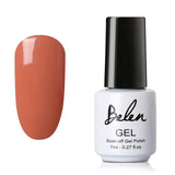 Belen 7ml White Bottle Nude And Wine Red Series Color Nail Polish Sale Semi Permanent Lacquer Enamel DIY Nail Varnish Manicure