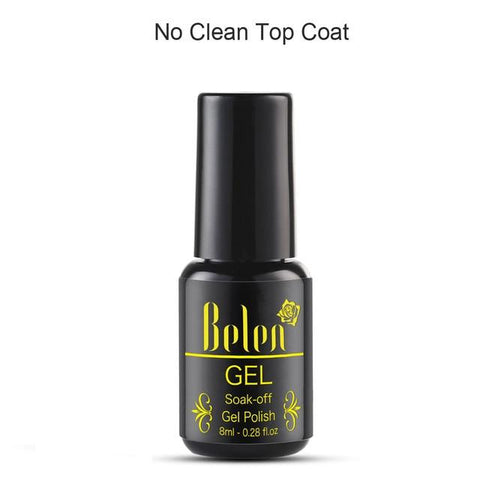 Belen Pureple Red Pure Glitter Color UV Gel Polish 8ml Lacquer Semi Vernis Permanant Long Lasting Varnish Manicure Base Top