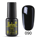 Belen Pureple Red Pure Glitter Color UV Gel Polish 8ml Lacquer Semi Vernis Permanant Long Lasting Varnish Manicure Base Top
