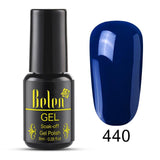 Belen Pureple Red Pure Glitter Color UV Gel Polish 8ml Lacquer Semi Vernis Permanant Long Lasting Varnish Manicure Base Top