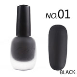 Bk new 20 colors Satin Frosted bottle long lasting nail art varnish dull nail Enamel manicure design quick dry matte nail polish
