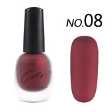 Bk new 20 colors Satin Frosted bottle long lasting nail art varnish dull nail Enamel manicure design quick dry matte nail polish