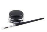 Black Waterproof Eyeliner Shadow Eye Liner Gel Makeup Cosmetic With Brush