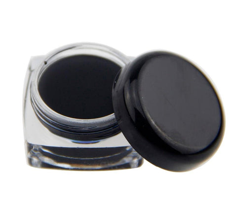 Black Waterproof Eyeliner Shadow Eye Liner Gel Makeup Cosmetic With Brush