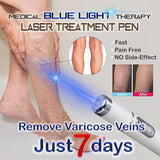 Blue Light Therapy Laser Treatment Pen Facial Massager Acne Soft Scar Wrinkle Removal