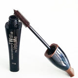 Blue Purple Black Brown Waterproof Mascara Long Fiber Curl Eyelash Extension