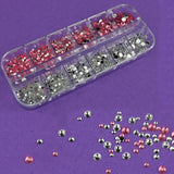 BlueZoo Dry Flower Nail Art Real Nail Art Dried Flowers Nail Art Decorations Floral Manicure Floral Stickers Nail Rhinestone