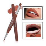 Brand 2018 Sexy Matte Lipstick Batom Mate Nude Color Waterproof Long Lasting Makeup Lipstick Silky Texture Durable Lips Cosmetic