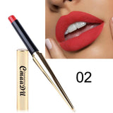 Brand 2018 Sexy Matte Lipstick Batom Mate Nude Color Waterproof Long Lasting Makeup Lipstick Silky Texture Durable Lips Cosmetic