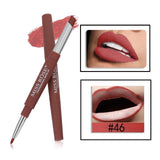 Brand 2018 Sexy Matte Lipstick Batom Mate Nude Color Waterproof Long Lasting Makeup Lipstick Silky Texture Durable Lips Cosmetic