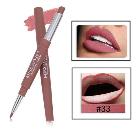 Brand 2018 Sexy Matte Lipstick Batom Mate Nude Color Waterproof Long Lasting Makeup Lipstick Silky Texture Durable Lips Cosmetic