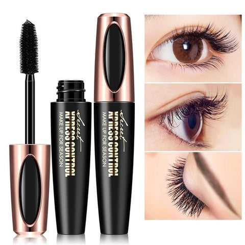 Brand 4D Silk Fiber Lash Mascara Waterproof Rimel 3d Mascara For Eyelash Extension Black Thick Lengthening Eye Lashes Cosmetics