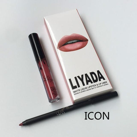 Brand BUD K liquid matte lipstick lips pencil makeup lasting waterproof Mate lip gloss rouge a levre cosmetics lip kit batom