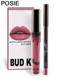 Brand BUD K liquid matte lipstick lips pencil makeup lasting waterproof Mate lip gloss rouge a levre cosmetics lip kit batom