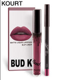 Brand BUD K liquid matte lipstick lips pencil makeup lasting waterproof Mate lip gloss rouge a levre cosmetics lip kit batom