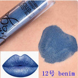 Brand Batom Nude Lipstick Tint for Lips Cosmetics Longwear Not Fade Magic Lip Gloss Matte Metallic Liquid Lipstick Tinte Labbra