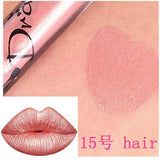 Brand Batom Nude Lipstick Tint for Lips Cosmetics Longwear Not Fade Magic Lip Gloss Matte Metallic Liquid Lipstick Tinte Labbra