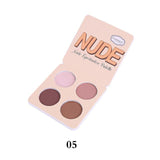 Brand Makeup 4 Colors Matte Eye Shadow Palette The Nude Minerals Balm Powder Pigment Cosmetics Glitter Eyeshadow Make Up Palette