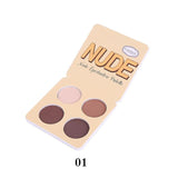 Brand Makeup 4 Colors Matte Eye Shadow Palette The Nude Minerals Balm Powder Pigment Cosmetics Glitter Eyeshadow Make Up Palette