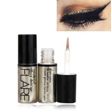 Brand New 5 Colors Glitter Eyeshadow For Easy to Wear Waterproof Liquid Eyeliner Beauty Eye Liner Makeup