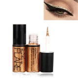 Brand New 5 Colors Glitter Eyeshadow For Easy to Wear Waterproof Liquid Eyeliner Beauty Eye Liner Makeup