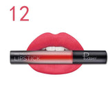 Brand PUDAIER Colors Liquid Lipstick Waterproof Nude Matte Lipstick Velvet Glossy Lips Gloss Lipstick Lip Balm Sexy Red Colors