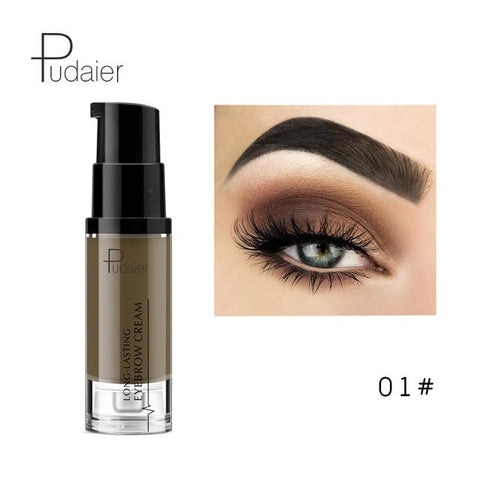 Brand Pudaier Natural Liuqid Eyebrow Pomade Gel Long Lasting Brows Paint Pigment Black Eyebrow Enhancer Eye Brow Tint Makeup