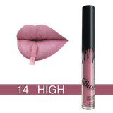 Brand new matte lipstick BUD K matte liquid lipsticks+lips pencil sexy red lipkit cosmetics kit batom nude candy k lip gloss