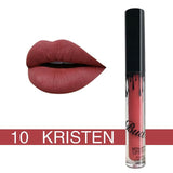 Brand new matte lipstick BUD K matte liquid lipsticks+lips pencil sexy red lipkit cosmetics kit batom nude candy k lip gloss