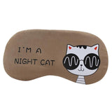 CAT Sleep Mask Natural Sleeping Eye Mask Eyeshade Cover Shade Eye Patch Women Men Soft Portable Blindfold CUTE Eyepatch 1a13