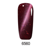 CATUNESS 8ml Charm Red Fire 3D Gel Lacquer Cat's Eye UV Gel Nail Polish Semi Permanent Soak Off Uv Lamp Magnet for Gel Varnish