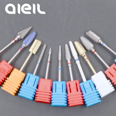 Ceramic Milling Cutters For Manicure Nail Drill Bits Ceramic Tungsten Carbide Nail Drill Bits Manicure Milling Cutters For Nail