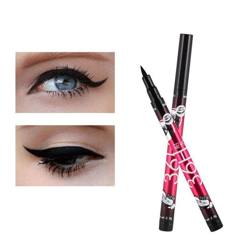 Channy Eyeliner Pencil Waterproof Black Makeup Long-lasting Easywear Eye Liner Pen Cosmetic Lady Beauty Tool No Package